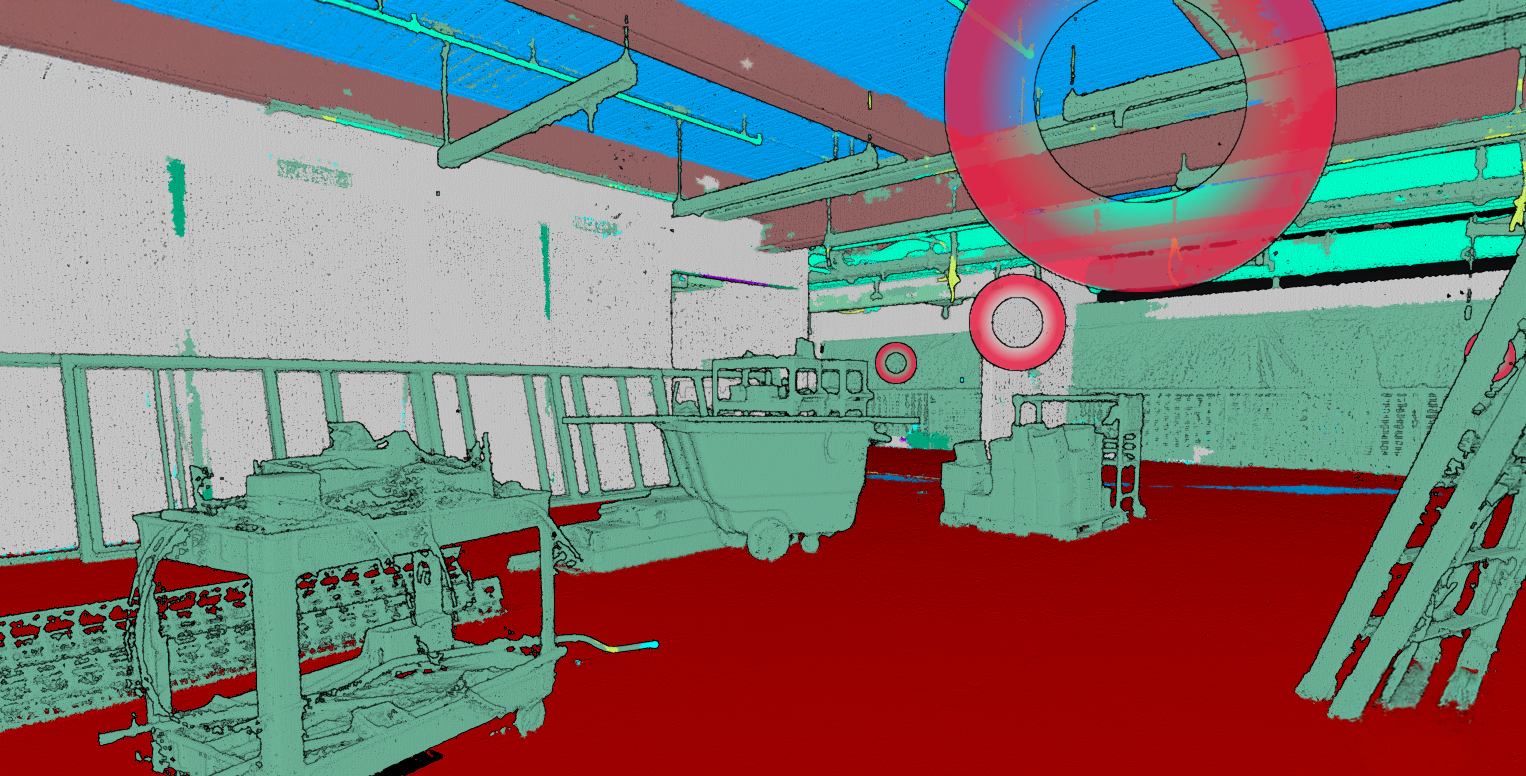 Classified point cloud