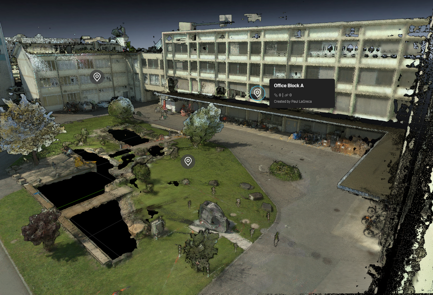 Dataset in Hexagon GeoCloud with geotags